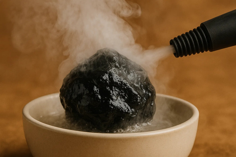 Gezuiverd met stoom, niet met vuur of chemicaliën